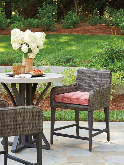 Cypress Point Ocean Terrace - Bistro Table - Dark Brown