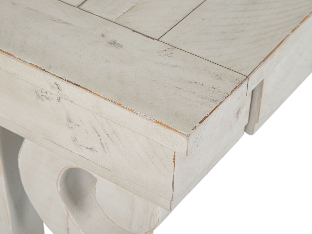 Bronwyn - Rectangular Sofa Table - Alabaster