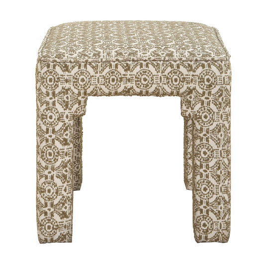 Satoria - Upholstered Small Bench - Green / White