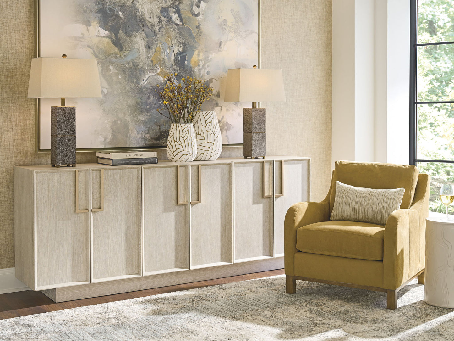 Copacabana - Coralina Media Console - White