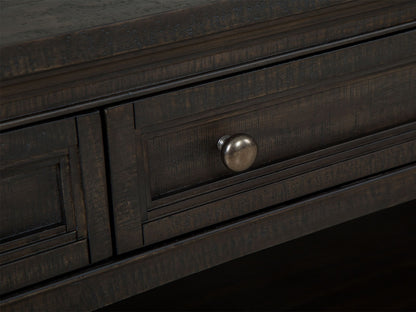 Westley Falls - Rectangular Cocktail Table With Casters - Graphite