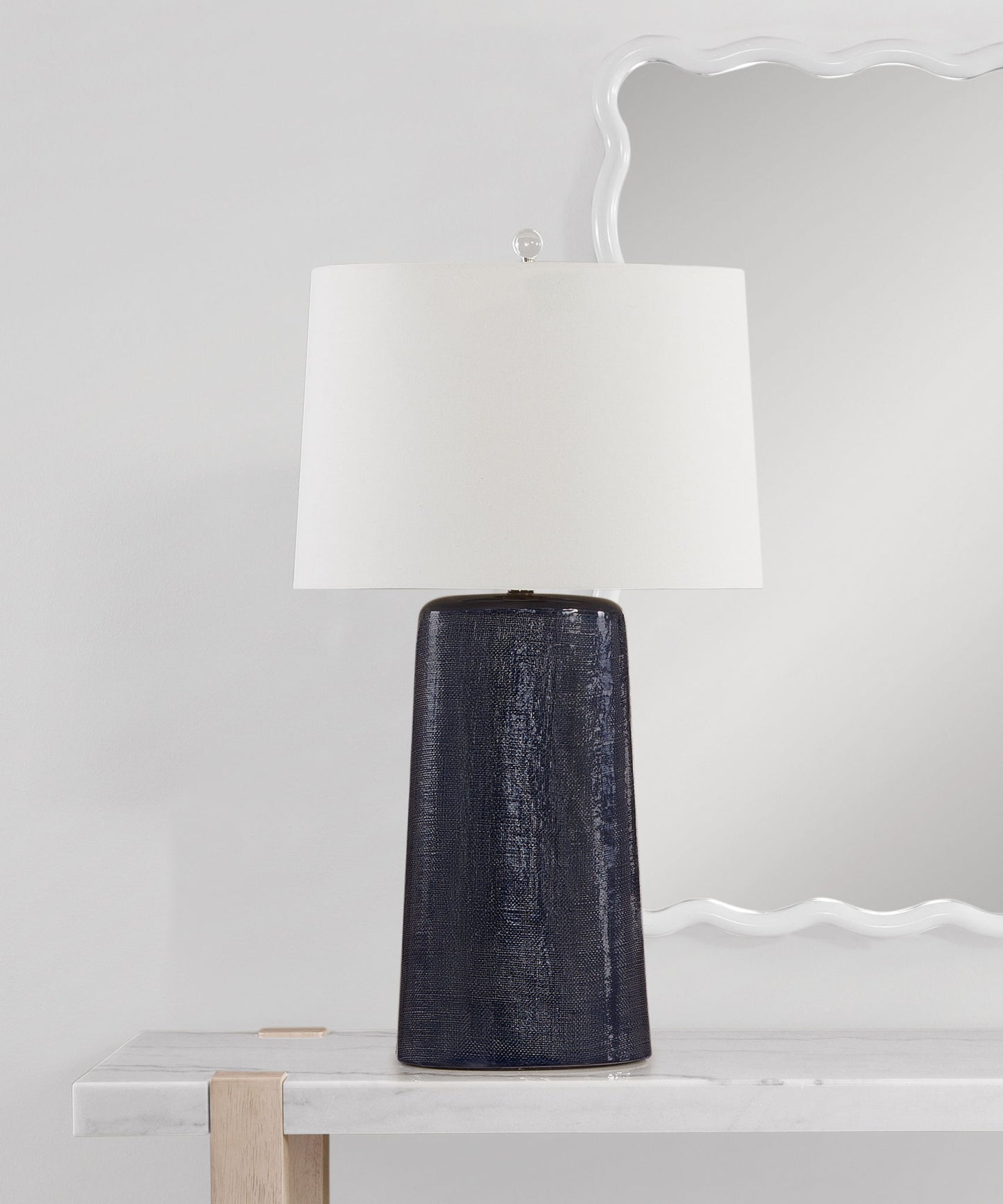 Lancaster - Table Lamp - Blue / White