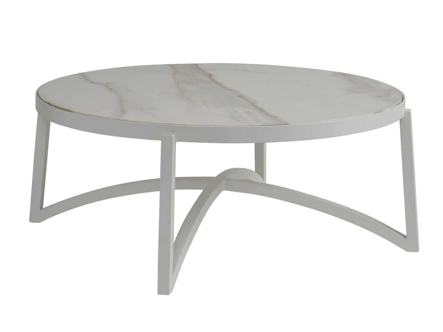 Sand Dune - Round Cocktail Table - Gray