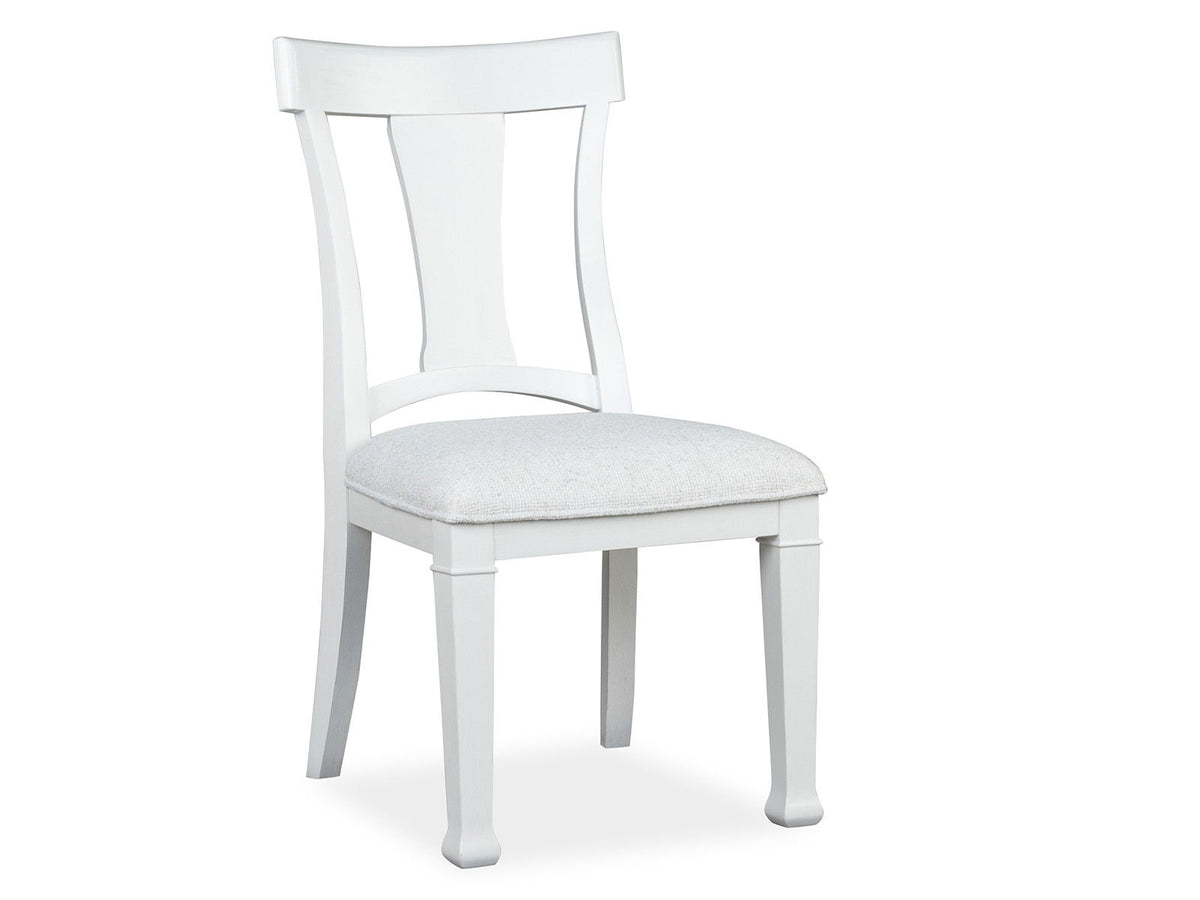 Kingston - Upholstered Side Chair (Set of 2) - Whisper White And Cerused Nutmeg