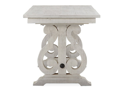 Bronwyn - Rectangular Counter Dining Table - Alabaster