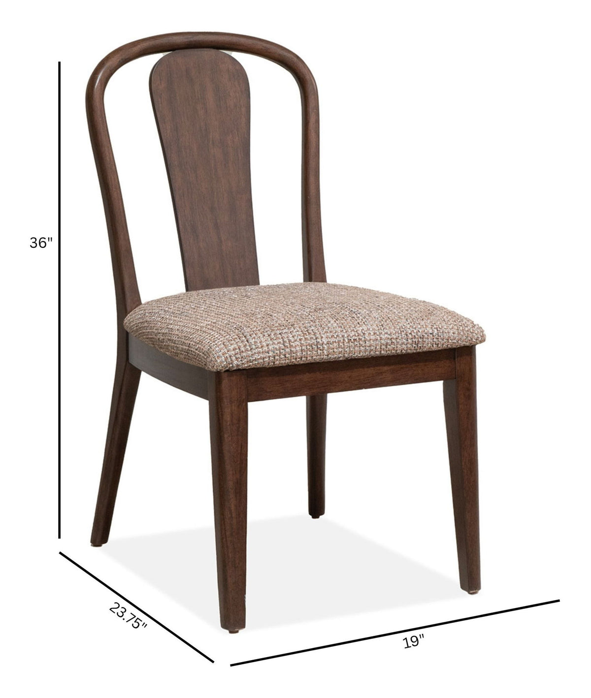 Belville - Side Chair (Set of 2) - Chestnut Brown