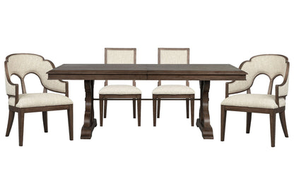 Jubilee - Extendable Trestle Dining Table Set