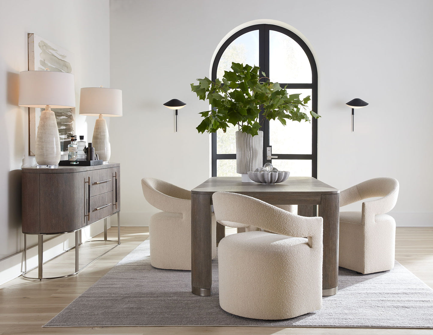Modern Mood - Leg Dining Table With 1-24in Leaf