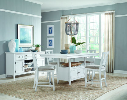 Heron Cove - Extendable Counter Height Dining Table Set