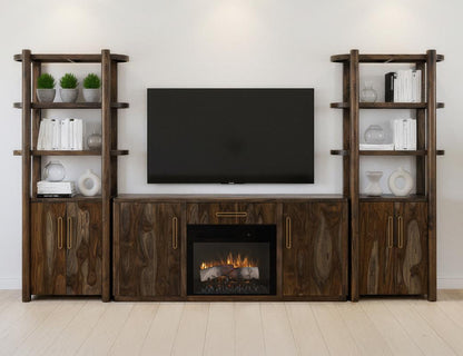 Balam - Wall Unit With Electric Fireplace Insert