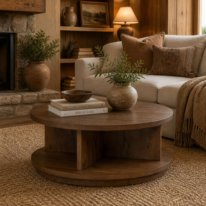 Oswald - Round Cocktail Table Set