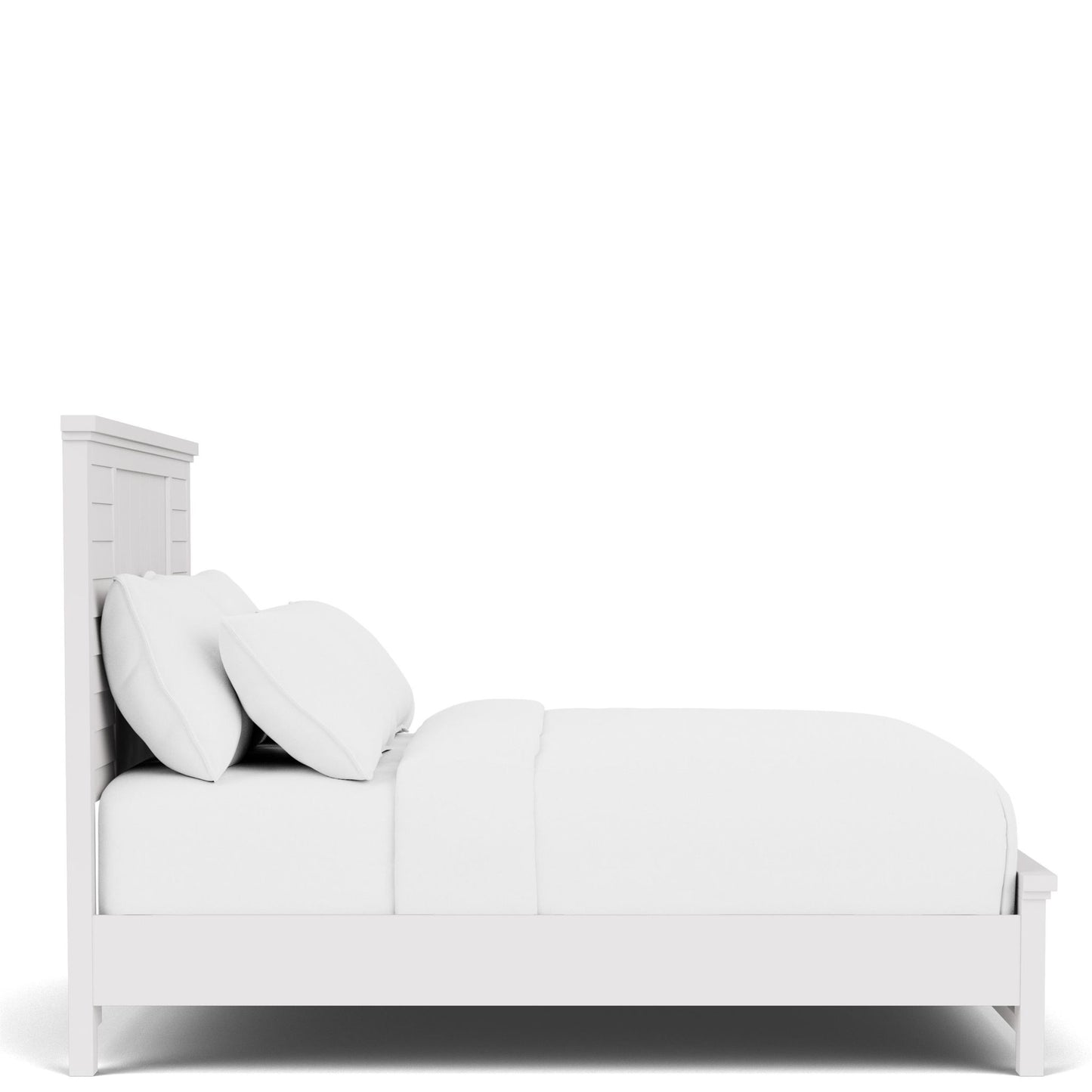 Cora - Queen Louver Footboard - Cloud