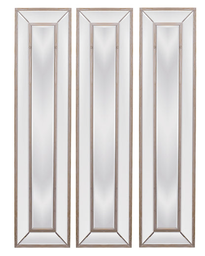 Pompano - Floor Mirror - Light Brown