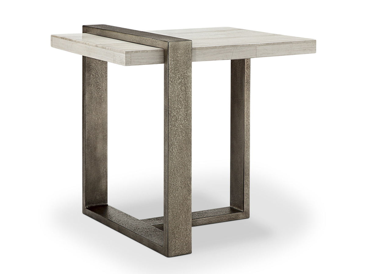 Wiltshire - Rectangular End Table Top - Sea Shell