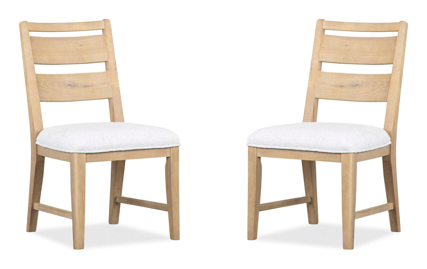 Somerset - Dining Side Chair With Upholstered Seat (Set of 2) - Butternut and Omari Natural