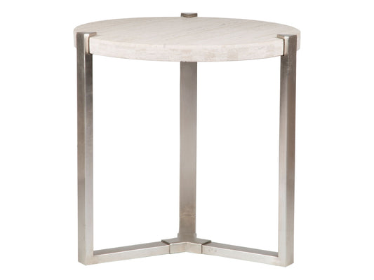 Signature Designs - Denizen Round Lamp Table - Beige