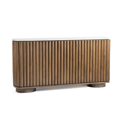 Novara - Bar Cabinet - Molten Walnut