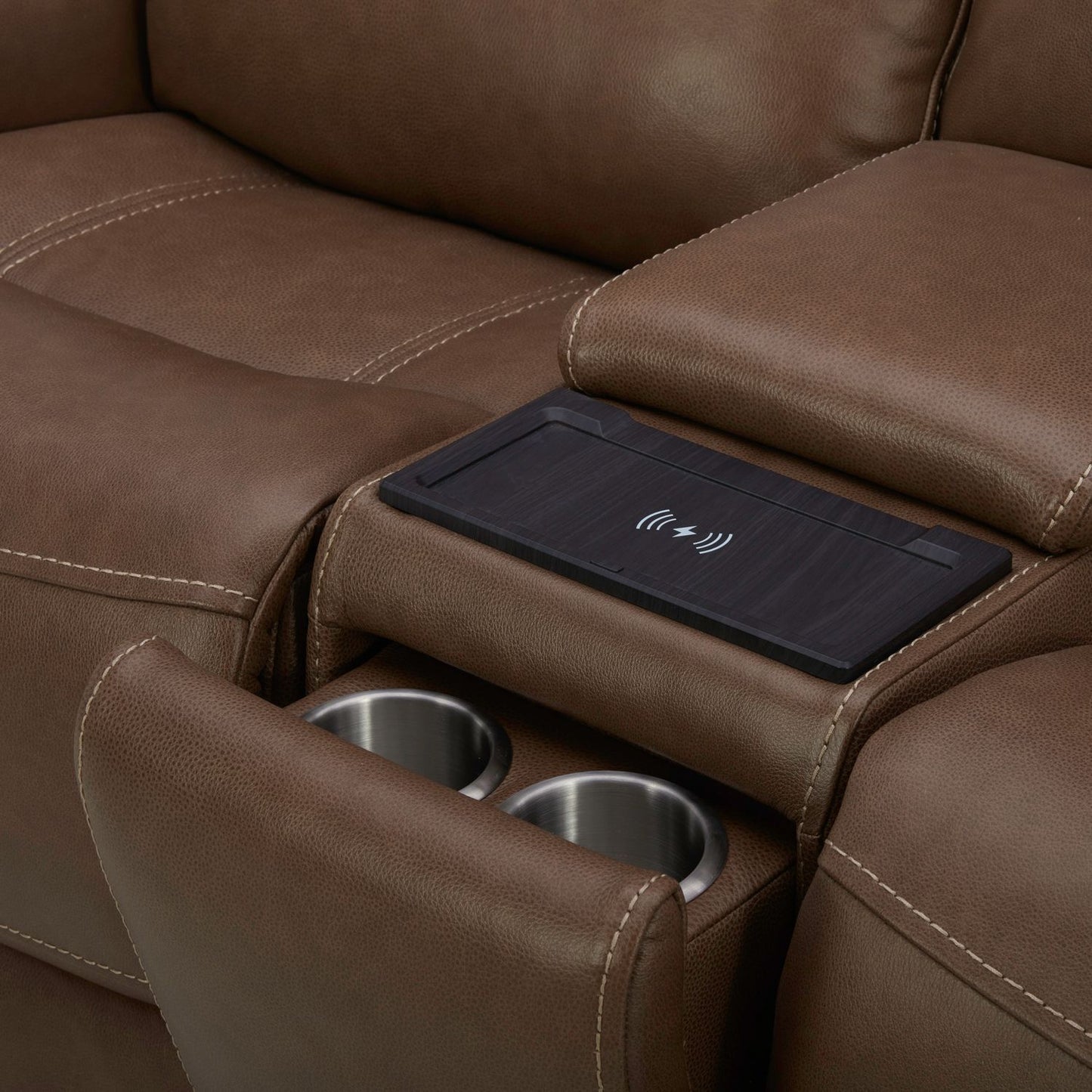 Collins - Loveseat With Console P3 & ZG - York Chestnut