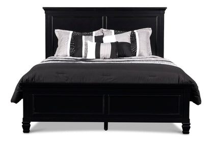 Tamarack - 5/0 Queen Headboard, Footboard & Slats - Black