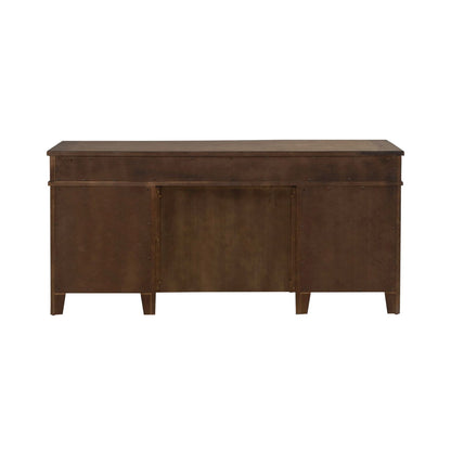 Carolina Park - Jr Executive Credenza - Amber Brown