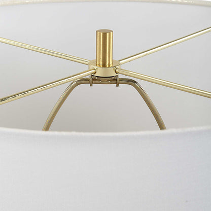 Magdaline - Rustic Table Lamp - White