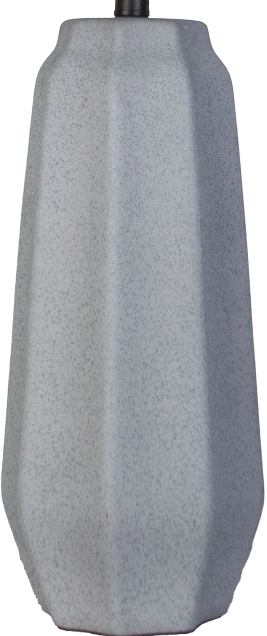 Speckled Stone Ceramic Table Lamp (Set of 2) - Speckled Soft Stone