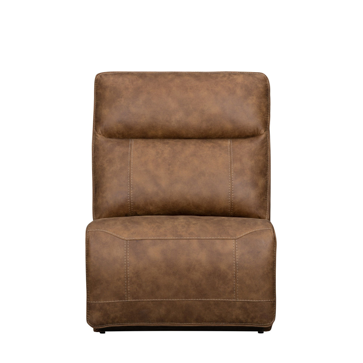 Kyra - Armless Chair - Saddle