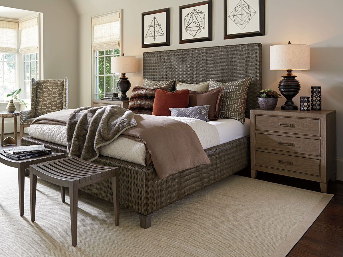 Cypress Point - Driftwood Isle Woven Platform Bed