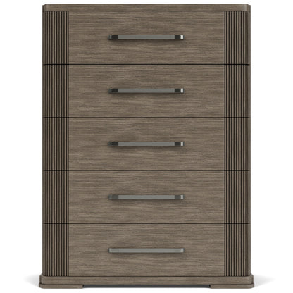 Sariel - 5 Drawer Chest - Dark Brown