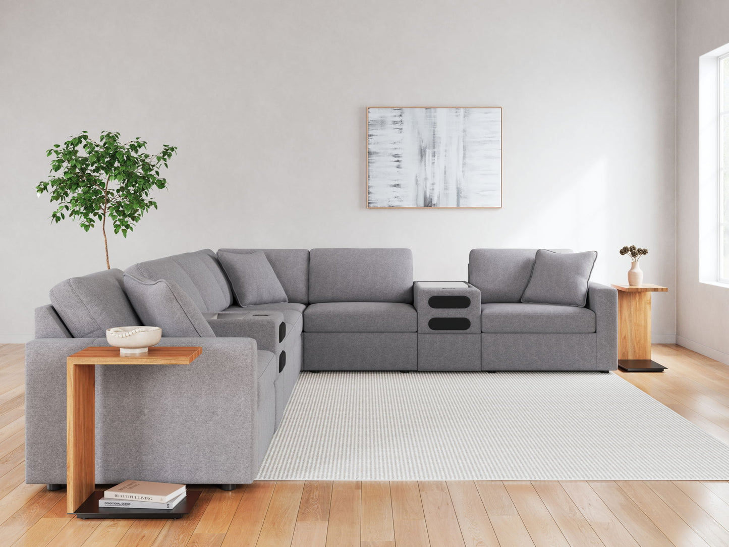Modmax - Sectional - Granite
