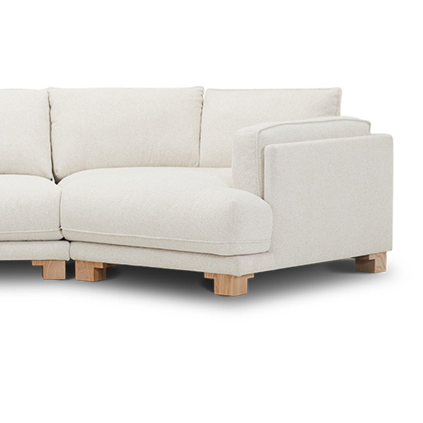 Escape - Right Arm Facing Bumper Chaise - Mirage Mist