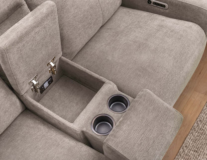 Traxton - Power Zero Gravity Tilt Console Loveseat