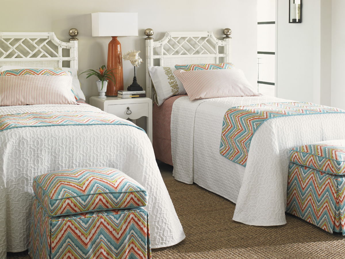 Ivory Key - Pritchards Bay Panel Headboard 3/3 Twin - White