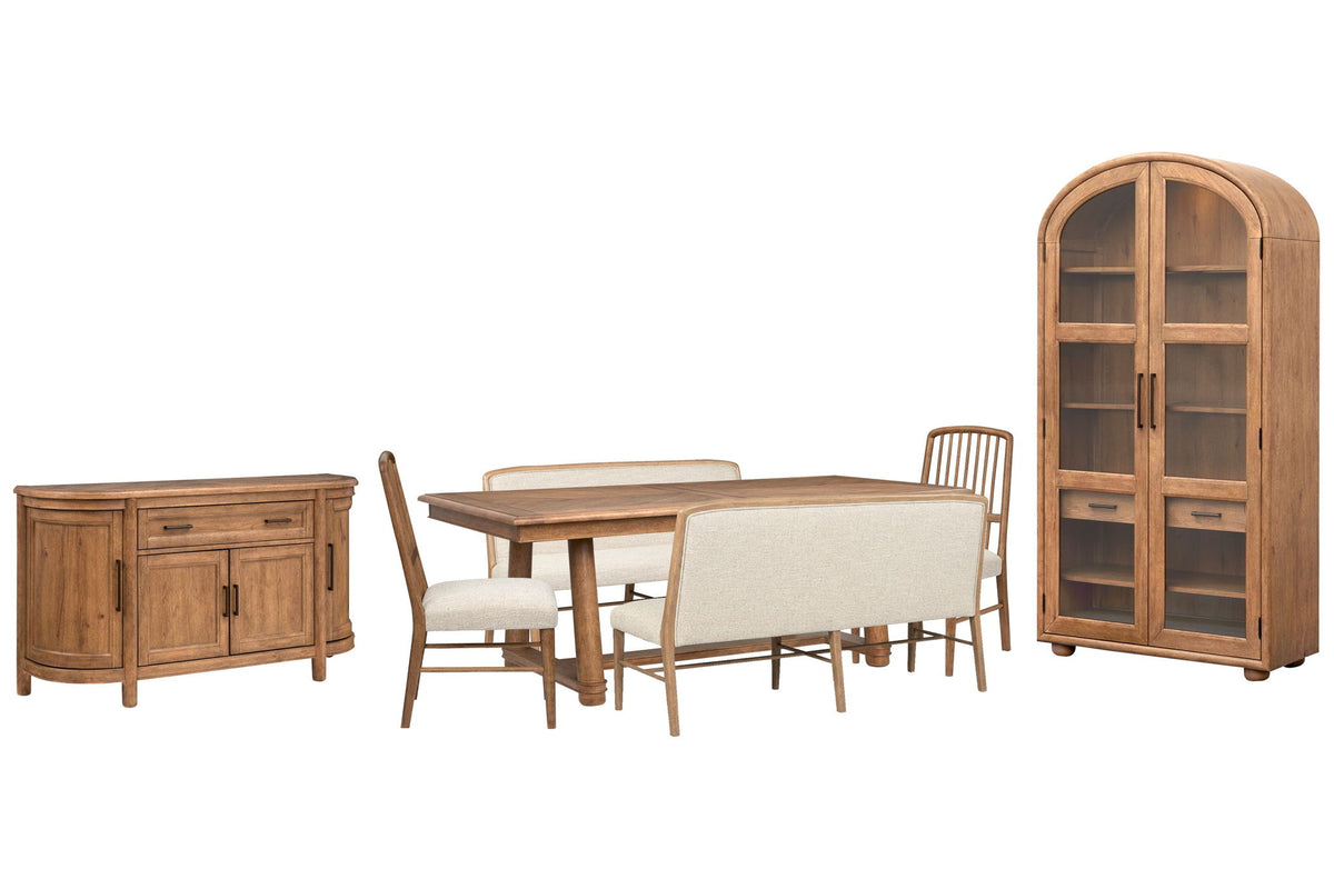 Woodward - Trestle Extendable Dining Table Set