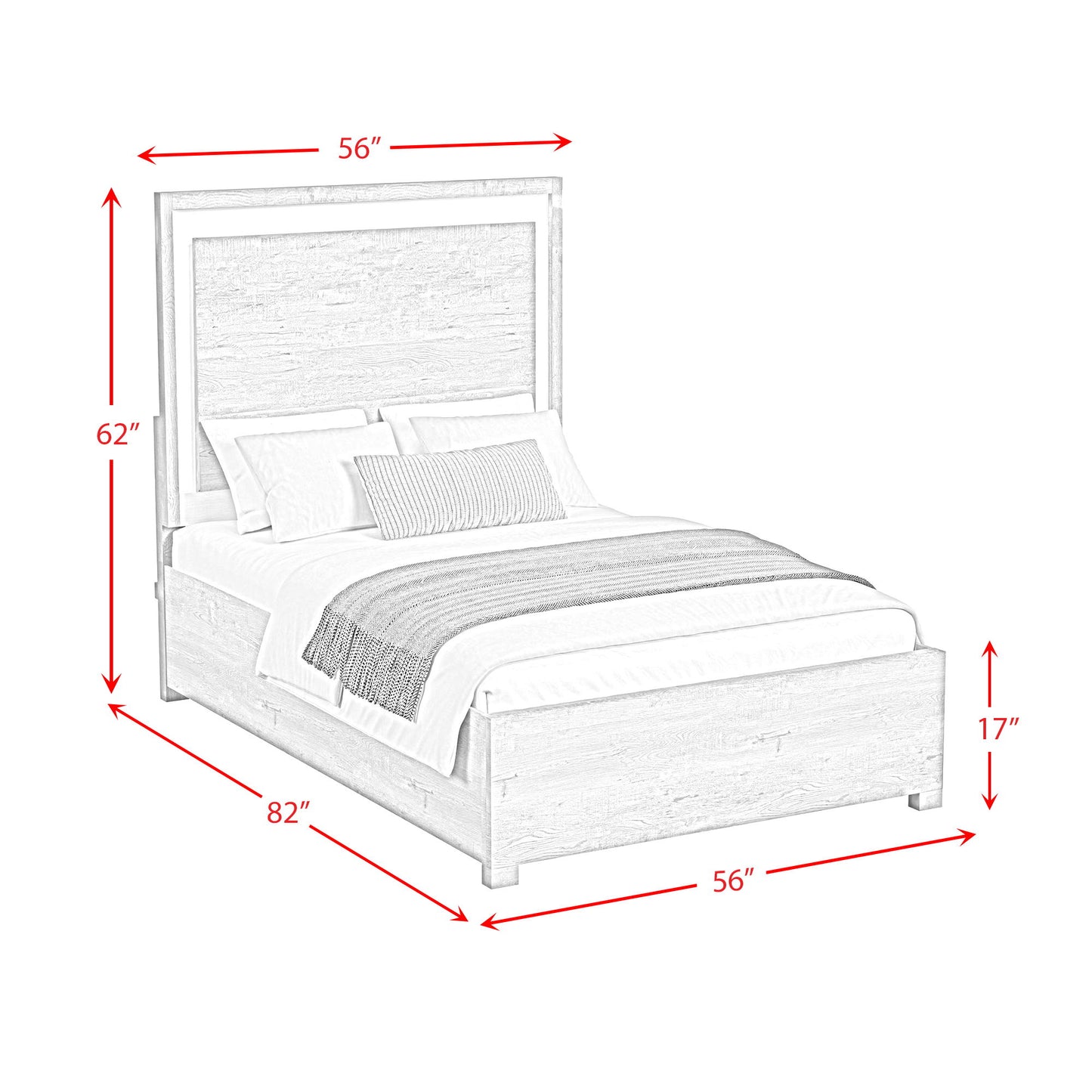San Matteo - Bed With LED