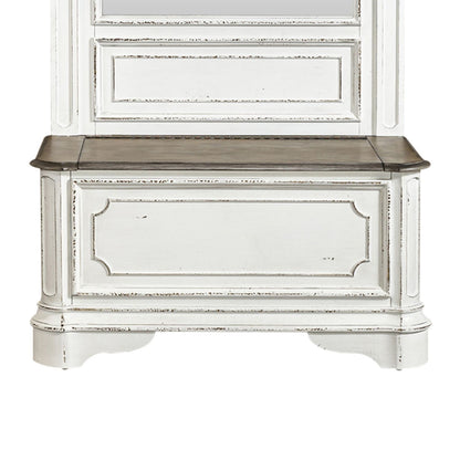 Magnolia Manor - Hall Tree Base - Antique White