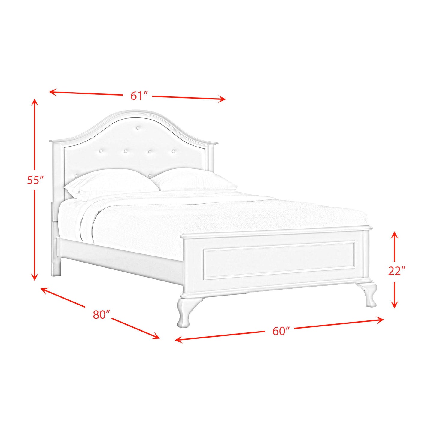 Jesse - Panel Bed