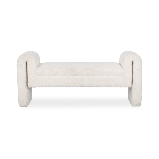 Ada - Bench - Ivory Fleece