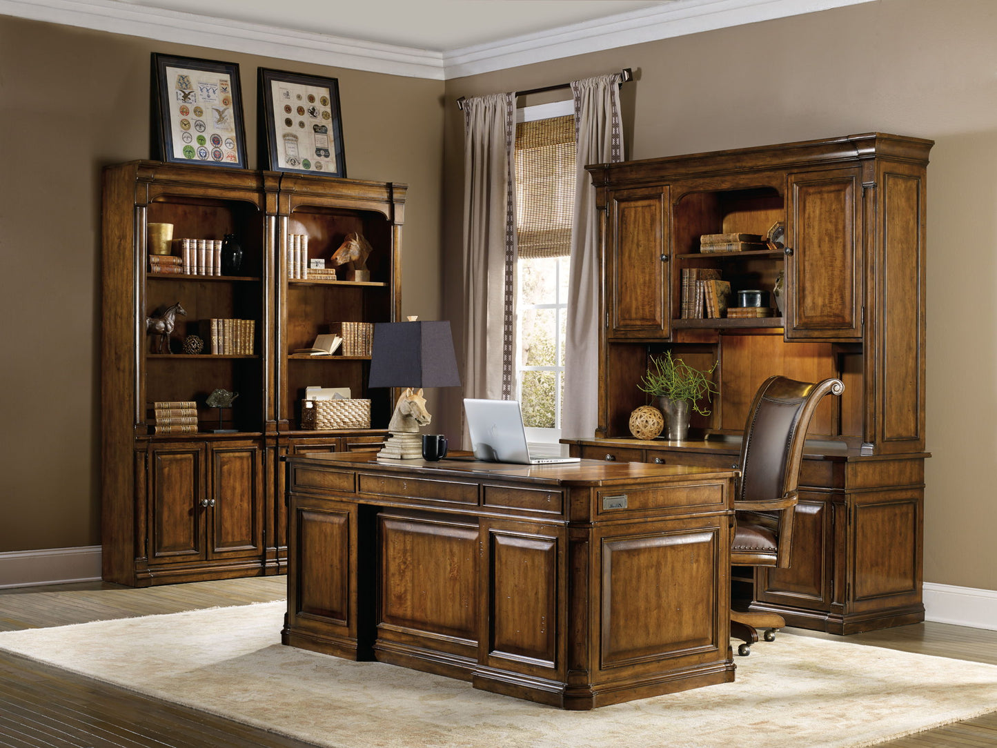Tynecastle - Bunching Bookcase - Dark Brown