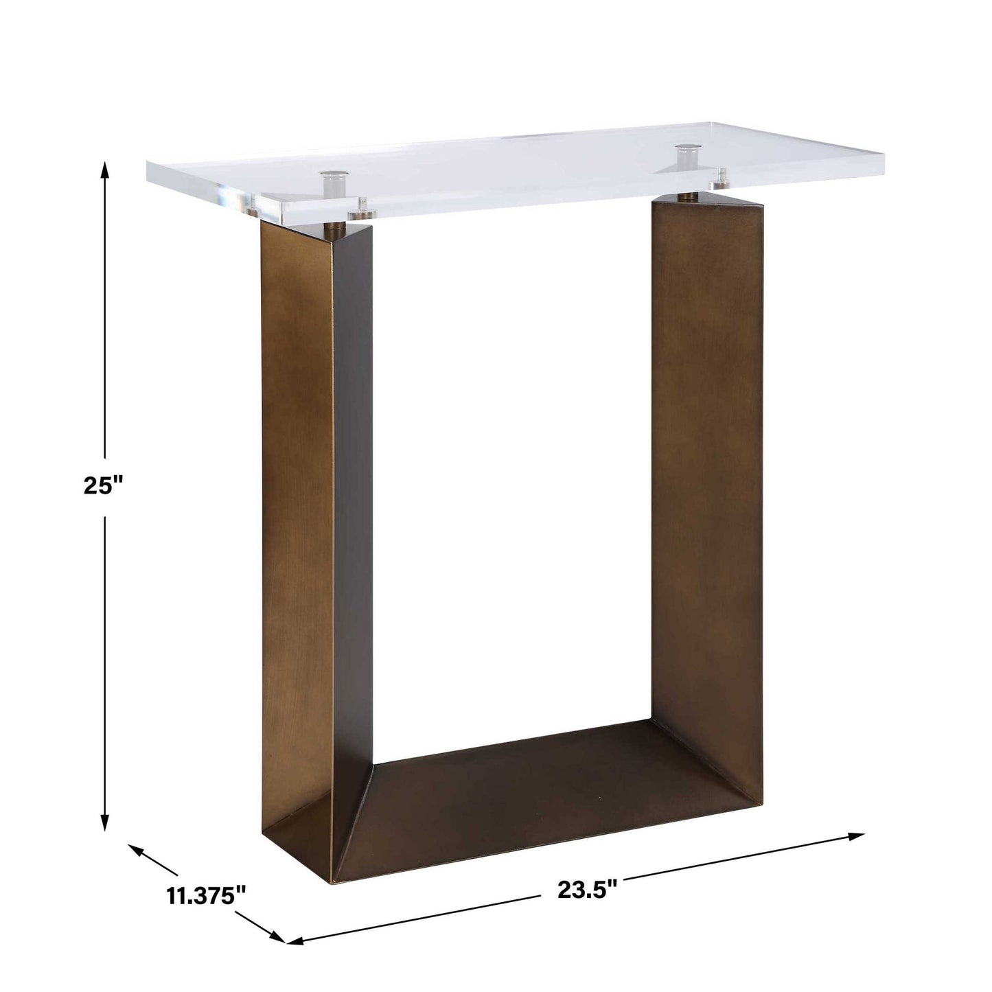 Mcelroy - Modern Side Table - Bronze