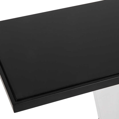 Angle - Contemporary Accent Table - Black