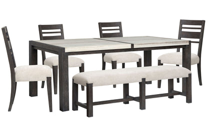 Plum Creek - 6 Piece Rectangular Dining Table Set