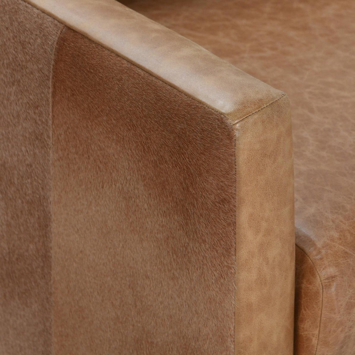 Lathe - Leather/Hide Accent Chair