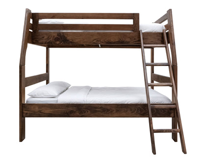 Forte - Top Bunk Bed Twin Over Full - Brown
