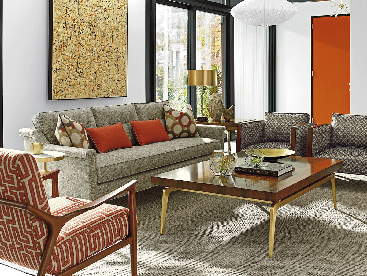 Lexington Upholstery - Whitehall Sofa - Gray