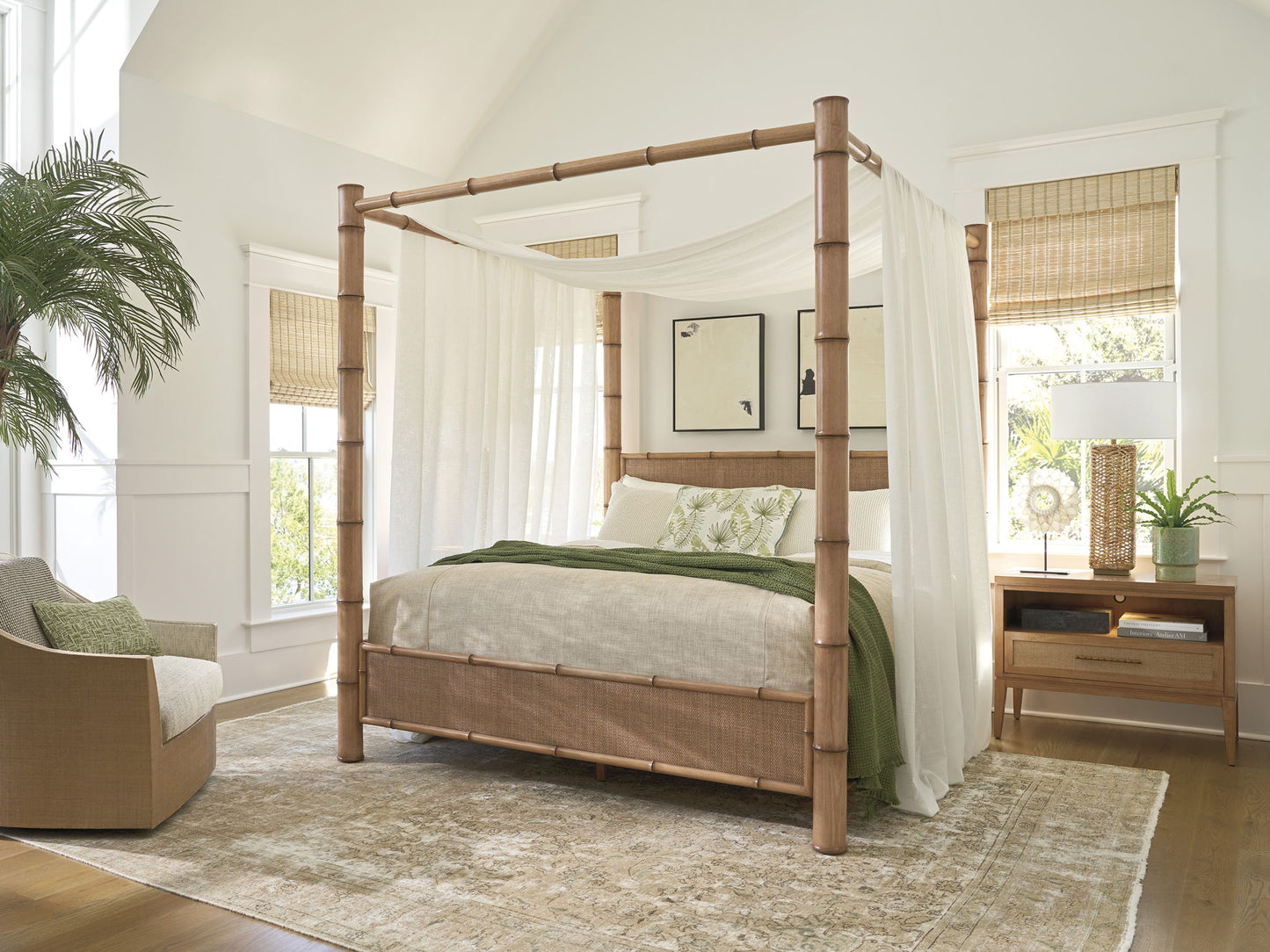 Key Biscayne - Wynwood Open Nightstand - Light Brown