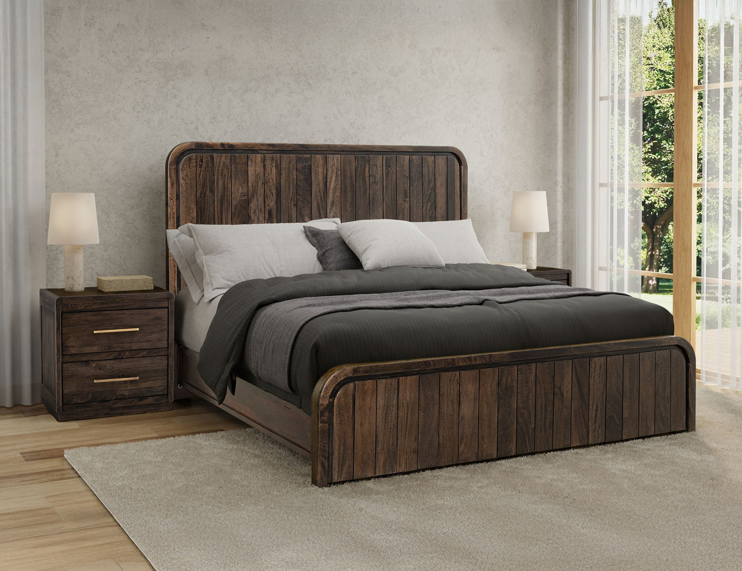 Mezquite - Queen Headboard - Dark Brown