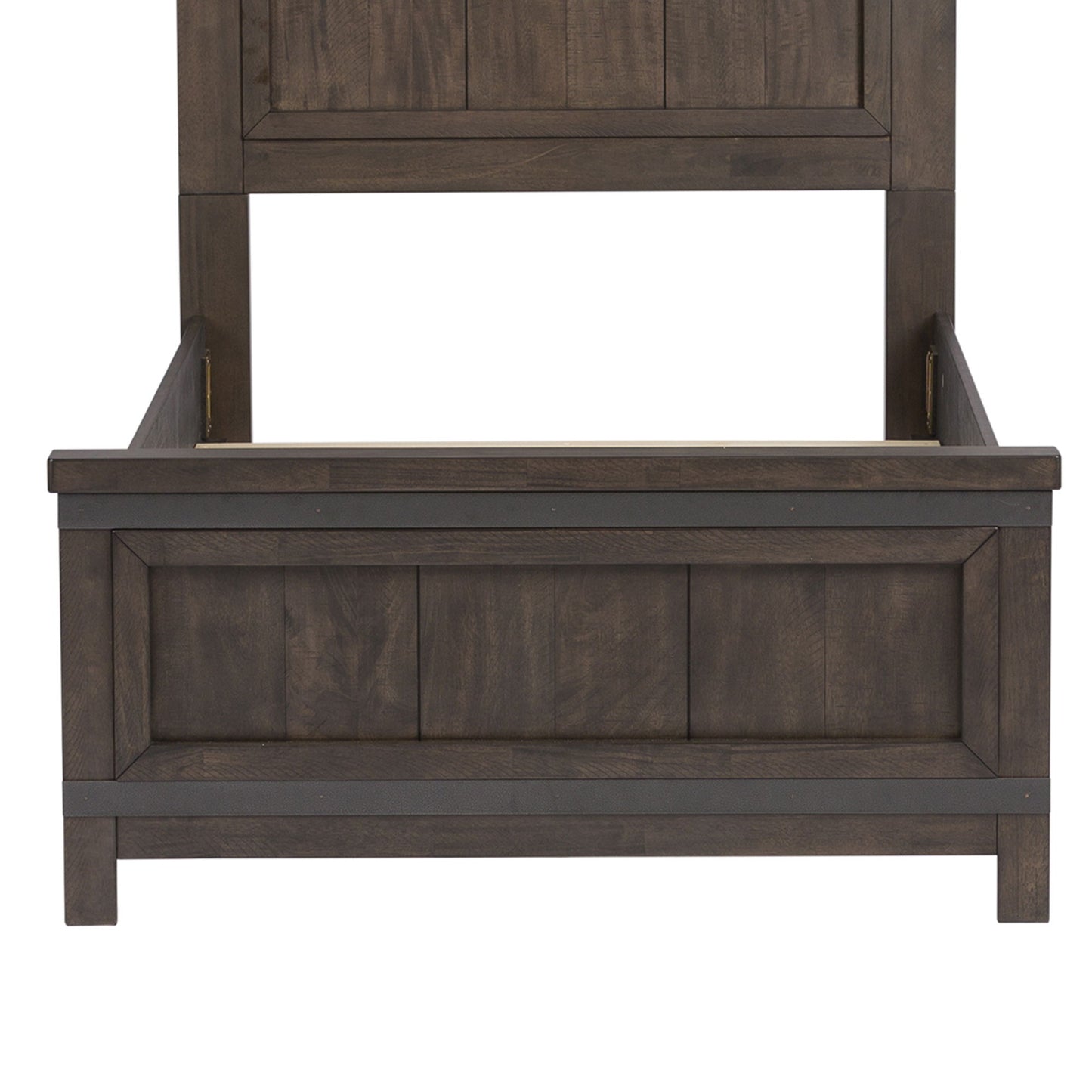 Thornwood Hills - Twin Panel Footboard - Rock Beaten Brown