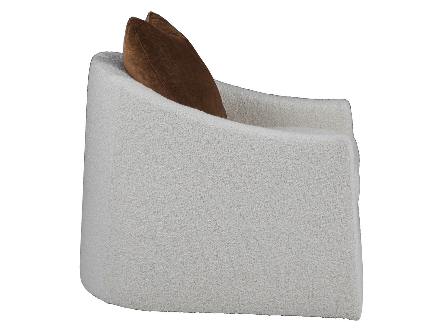 Artistica Upholstery - Brigitte Swivel Chair - White