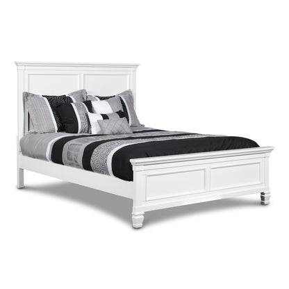 Tamarack - 4/6 Full Headboard, Footboard & Slats - White